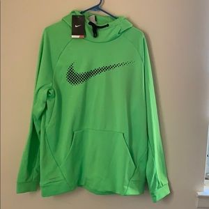 Green Nike  Hooded Sweatshirt